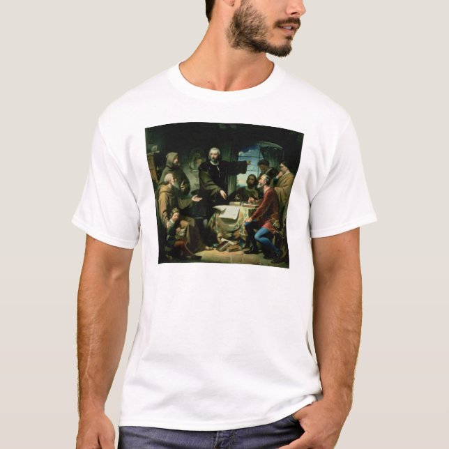 Christoph Kolumbus im Kloster von La T-Shirt (Vorderseite)
