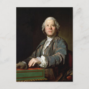 Christoph Willibald Gluck im Spinett, 1775 Postkarte