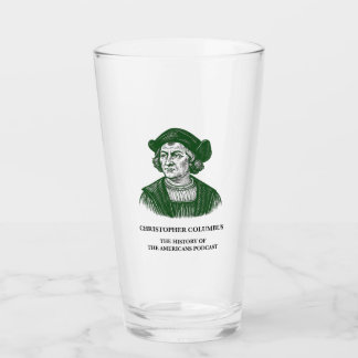 Christophe Colomb en verre à pinte