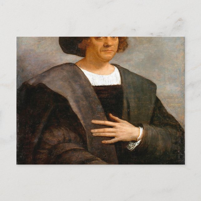 Christopher Columbus Postkarte (Vorderseite)