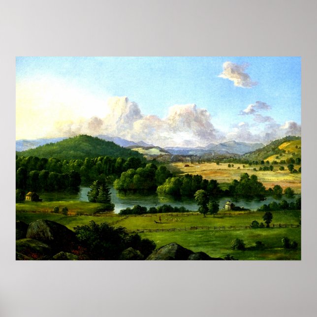 Christopher Cranch: Fluss zwischen den Weiden Poster (Vorne)