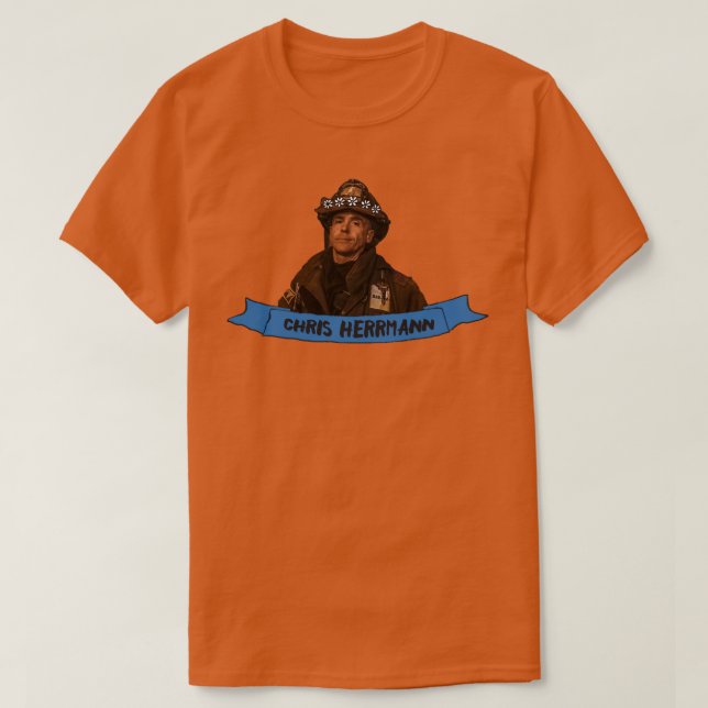 Christopher Herrmann Chicago Fire T-Shirt (Design vorne)