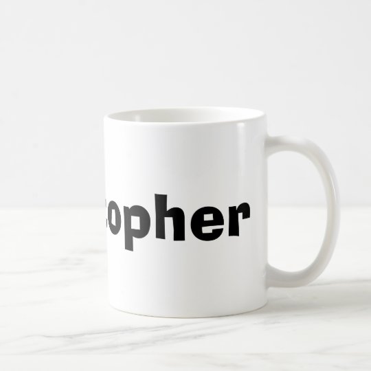 Christopher Kaffeetasse