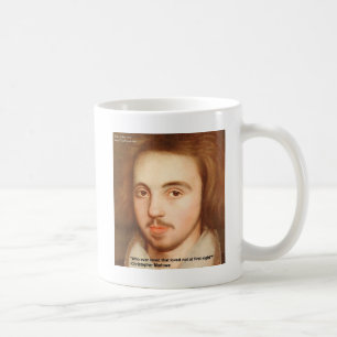 Christopher Marlowe Liebe Zitat "1. Platz" Geschen Kaffeetasse