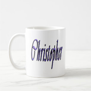 Christopher, Name, Logo, Kaffeetasse