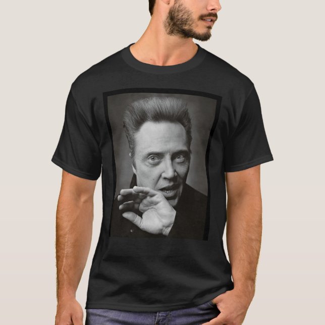Christopher Walken Einschüchterung Portrait Graphi T-Shirt (Vorderseite)