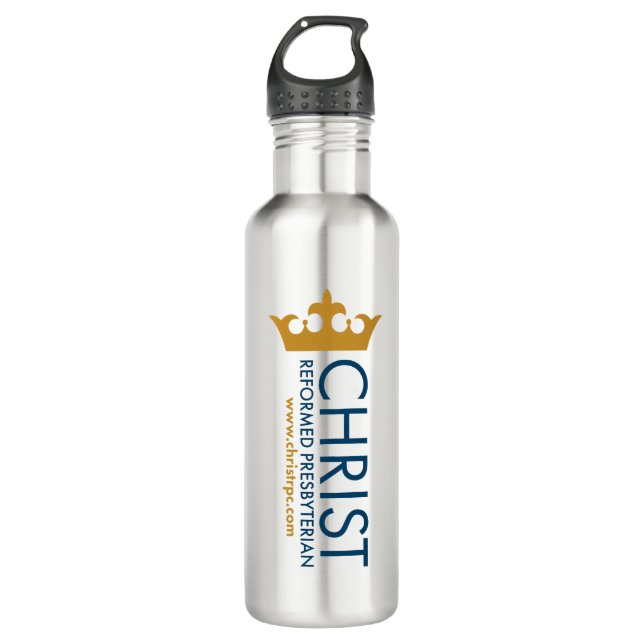 ChristRPC Wasserflasche Edelstahlflasche (Vorderseite)