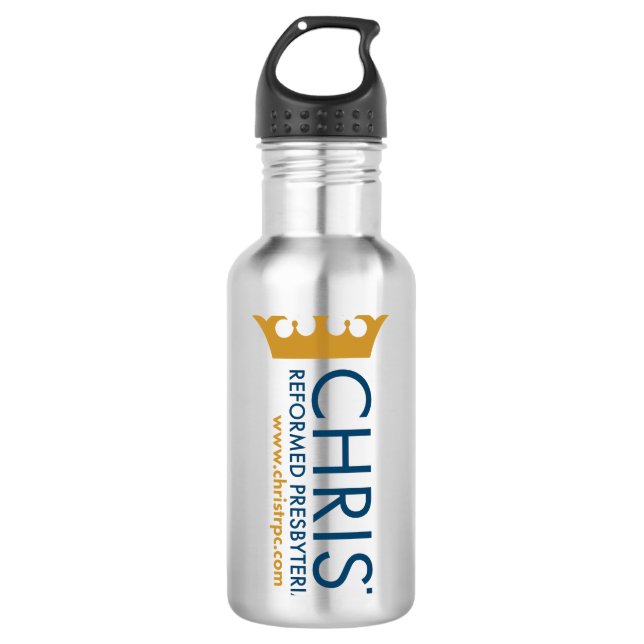 ChristRPC Wasserflasche Edelstahlflasche (Vorderseite)