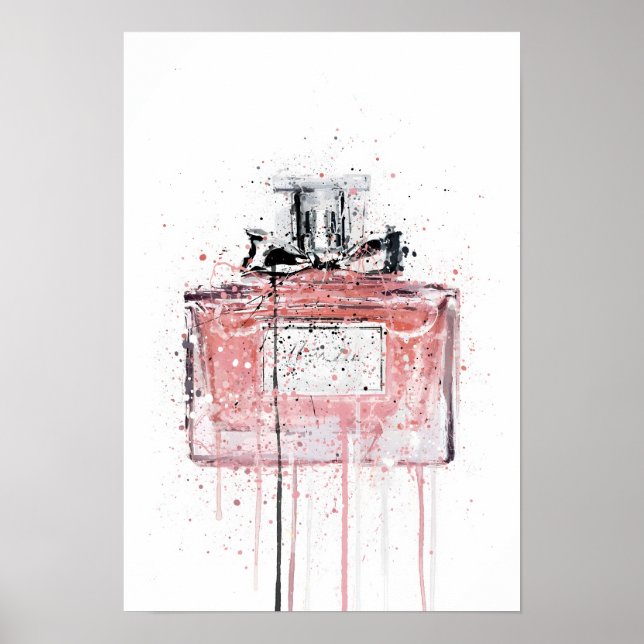 Christstagsgeschenk-Duftflasche 'Candy Floss' Poster (Vorne)