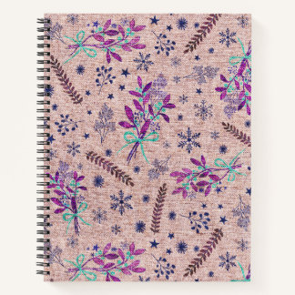 Christsteckbukett - Dusty Rose Notizbuch
