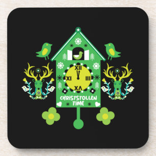 Christstollen Weihnachtsstollen Stollen Xmas Getränkeuntersetzer