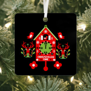 Christstollen Weihnachtsstollen Stollen Xmas Schür Ornament Aus Metall