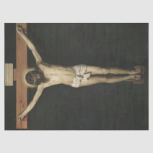 Christus am Kreuz (Glaube) (Velazquez) gekreuzigt Seidenpapier
