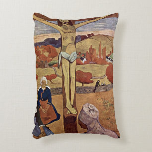 Christus am Kreuz von Paul Gauguin, Vintage Fine A Dekokissen