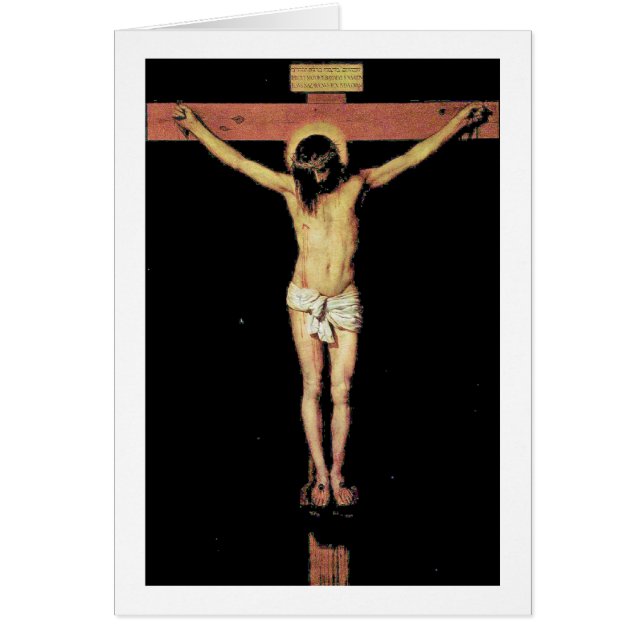 Christus auf dem Kreuz durch Diego Velazquez (Vorne)