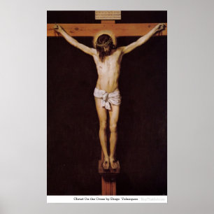 Christus auf dem Kreuz durch Diego Velazquez Poster