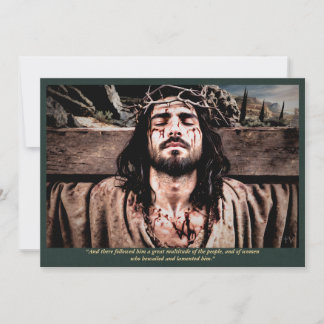 Christus auf dem Weg nach Kalvarien—Lukas 23,27 Bi Einladung