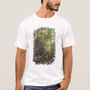 Christus beachtete durch die Engel, c.1725-30 (Öl T-Shirt