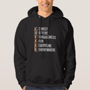 Christus bietet Vergebung für alle überall Hoodie