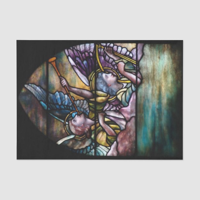 Christus das hoher Priester-Buntglas-Weihnachten Seidenpapier (Vorderseite)