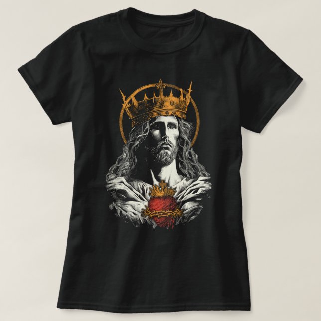 Christus, das katholische Shirt, Christlicher Jesu T-Shirt (Design vorne)
