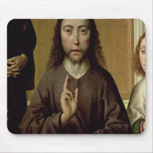 Christus, der 2 segnet mousepad