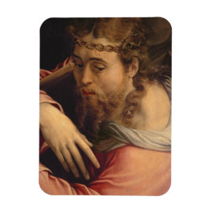 Christus, der das Kreuz, 1540-45 (Öl, trägt auf Magnet