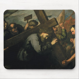 Christus, der das Kreuz, 1635 trägt Mousepad