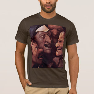 Christus, der das Kreuz trägt.  Durch Hieronymu T-Shirt