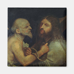 Christus, der das Kreuz trägt Magnet