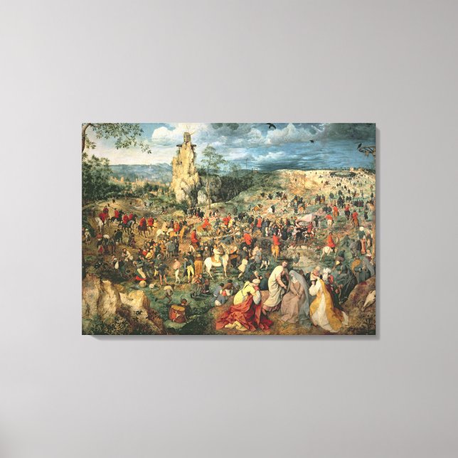 Christus, der das Kreuz trug, 1564 Leinwanddruck (Vorderseite)