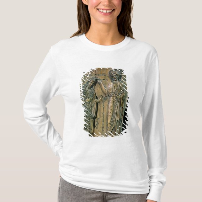 Christus, der den Kaiser Constantine VII krönt T-Shirt (Vorderseite)