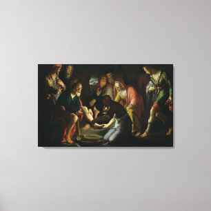 Christus, der die Füße der Schüler, 1623 wäsch Leinwanddruck