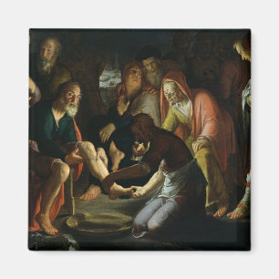 Christus, der die Füße der Schüler, 1623 wäsch Magnet