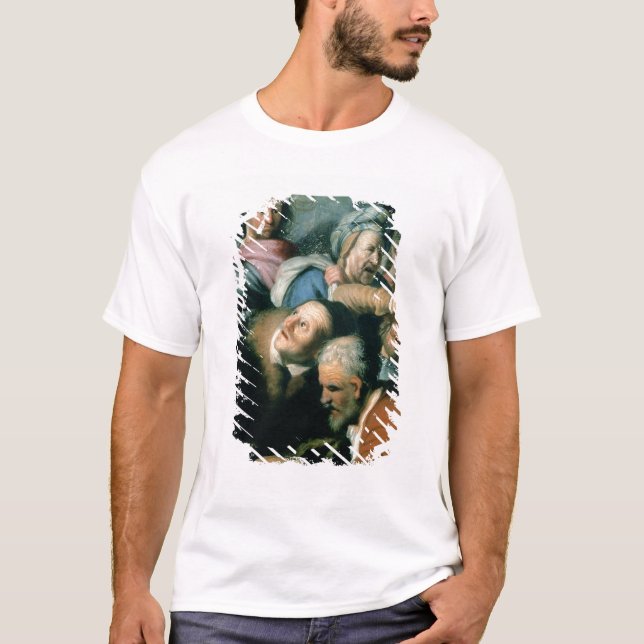Christus, der die Geldwechsler fährt T-Shirt (Vorderseite)