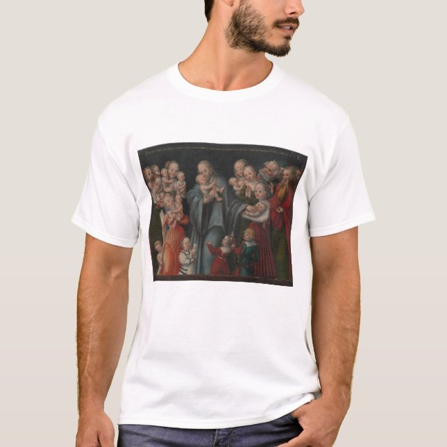 Christus, der die Kinder segnet T-Shirt (Vorderseite)