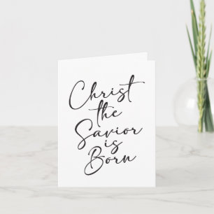 Christus, der Erlöser, ist geboren Stille Nacht We Karte