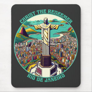 Christus der Erlöser, Rio de Janeiro Mousepad