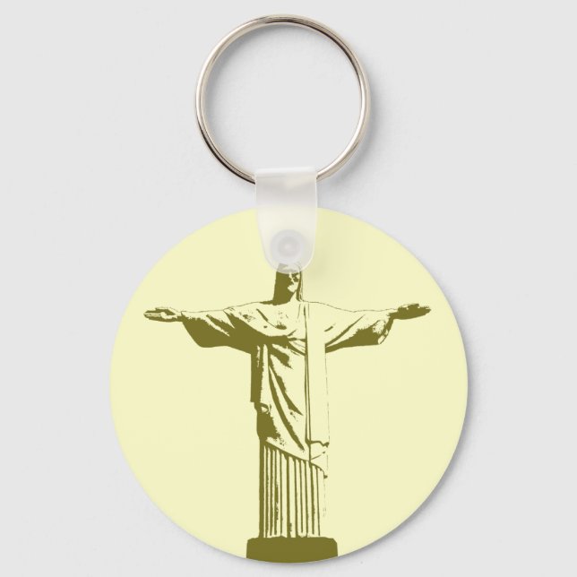 Christus der Erlöser. Rio de Janeiro Schlüsselanhänger (Vorderseite)