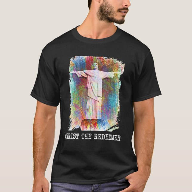Christus der Erlöser T-Shirt (Vorderseite)