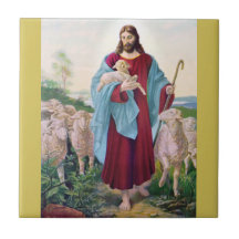 Christus Der gute Hirte Bernard Plockhorst 1878