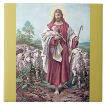 Christus Der gute Hirte Bernard Plockhorst 1878