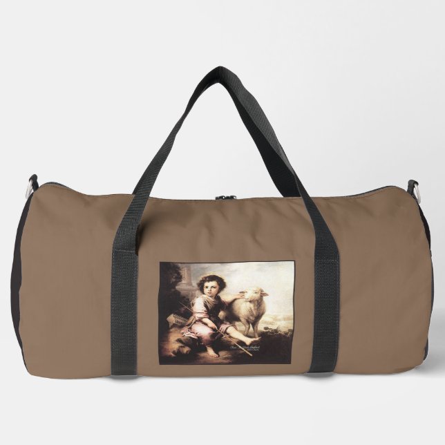 Christus der gute Hirte Duffle Bag (Vorderseite)