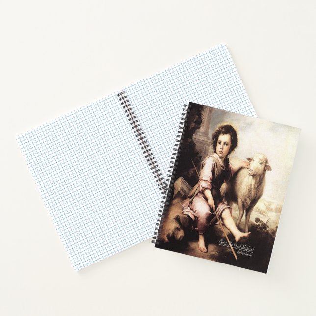 Christus Der gute Hirte Psalm 23 Notizbuch (Innenseite)