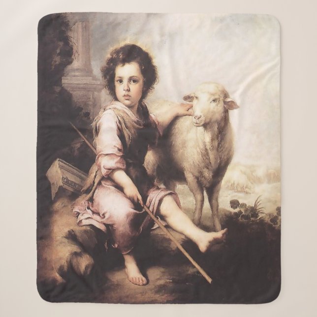 Christus der gute Hirte Sherpadecke (Vorderseite)