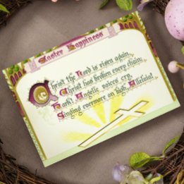 Christus, der Herr ist wieder auferstanden Hymn Vi Postkarte