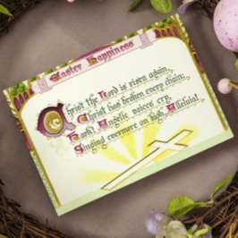 Christus, der Herr ist wieder auferstanden Hymn Vi Postkarte