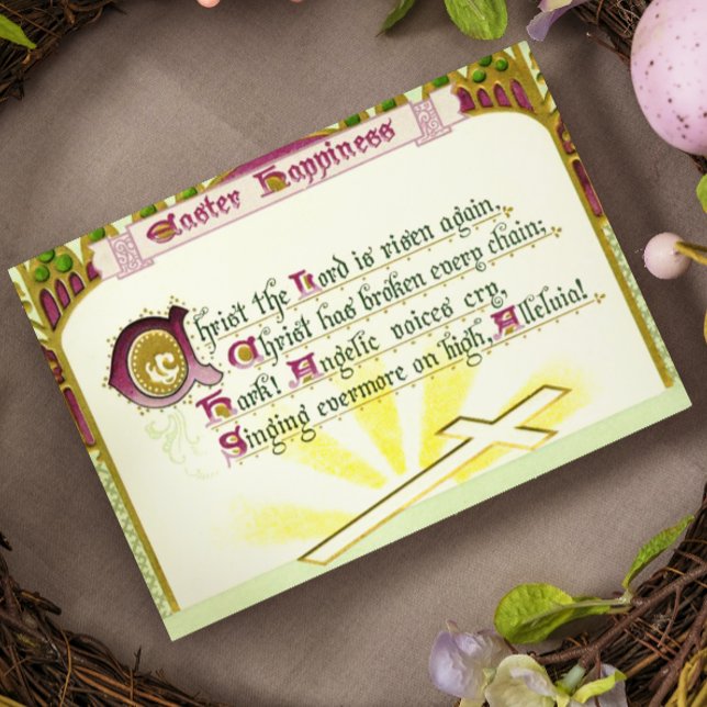 Christus, der Herr ist wieder auferstanden Hymn Vi Postkarte (Von Creator hochgeladen)