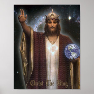 CHRISTUS DER KÖNIG SACRED POSTER