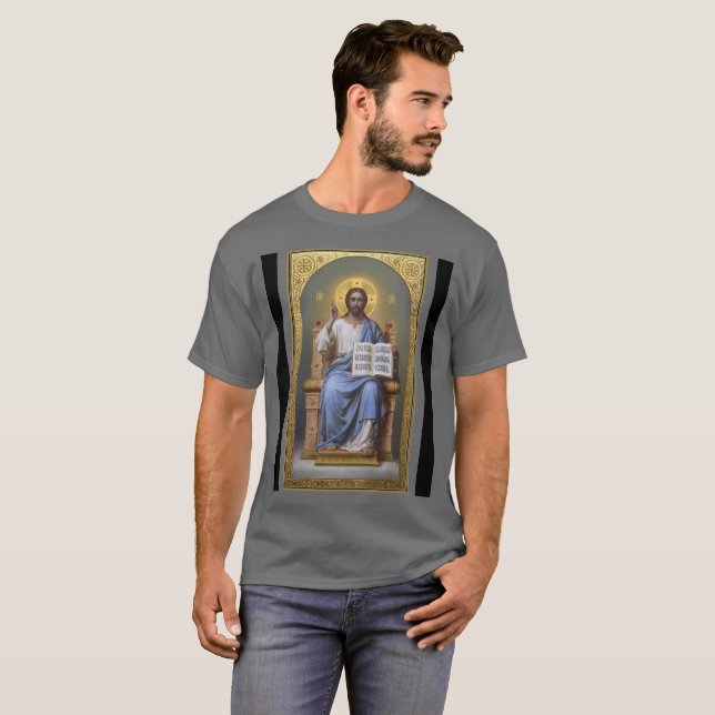 Christus der Lehrer / Alle mächtig T-Shirt (Vorne ganz)